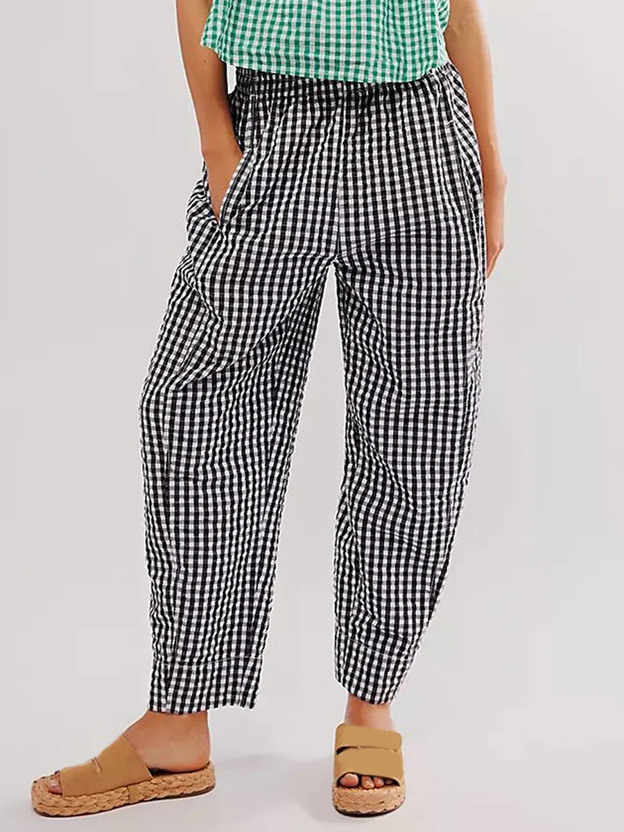 Lavisa - Evangeline Checked Lounge Pants