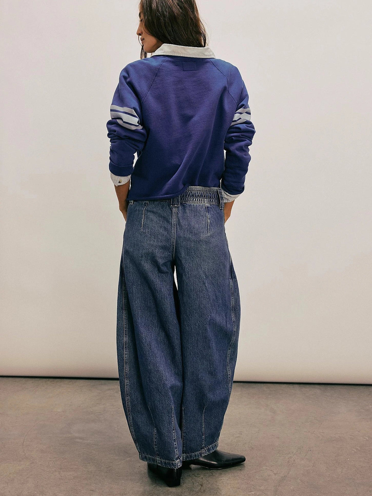Lavisa - Marlowe Drawstring Wide Leg Denim Pants