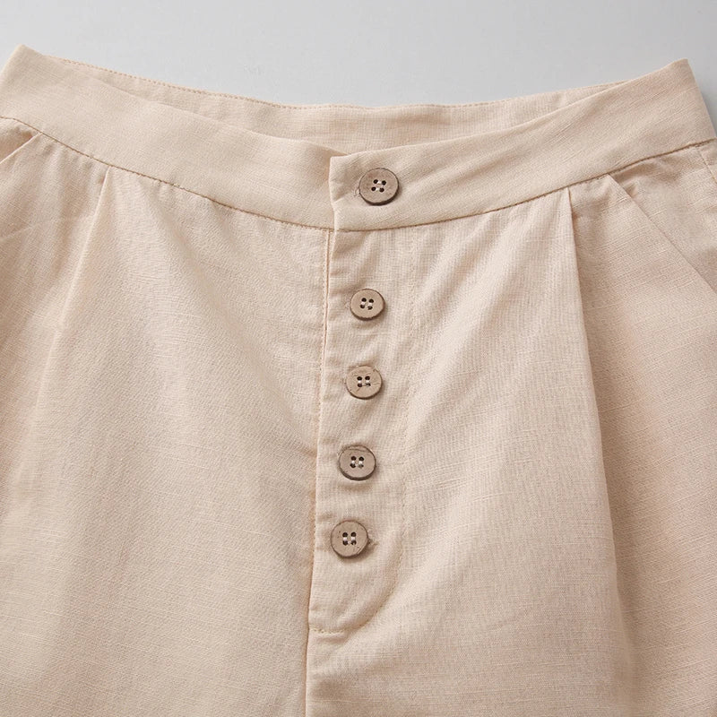 Lavisa - Everyday Cotton Wide-Leg Pants