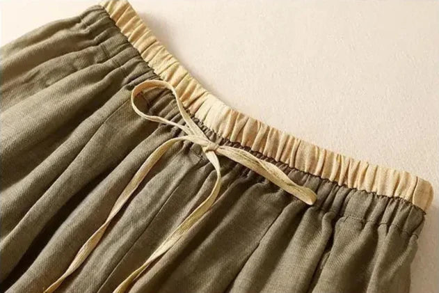 Lavisa - Relaxed Tapered Linen Everyday Trousers