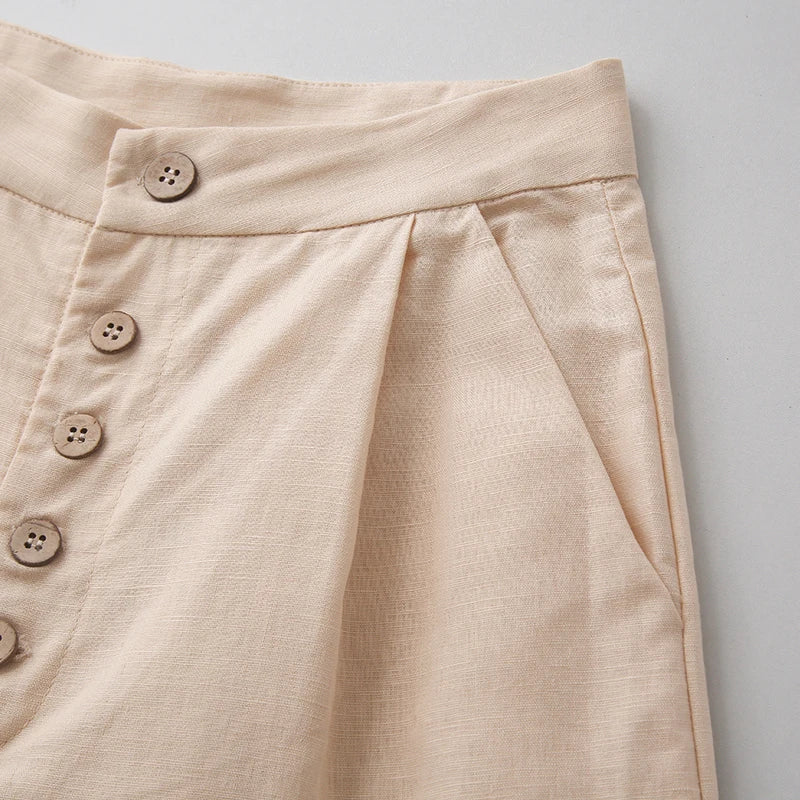 Lavisa - Everyday Cotton Wide-Leg Pants