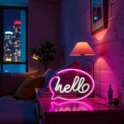 Lavisa - Multicolored Neon LED Wall Light