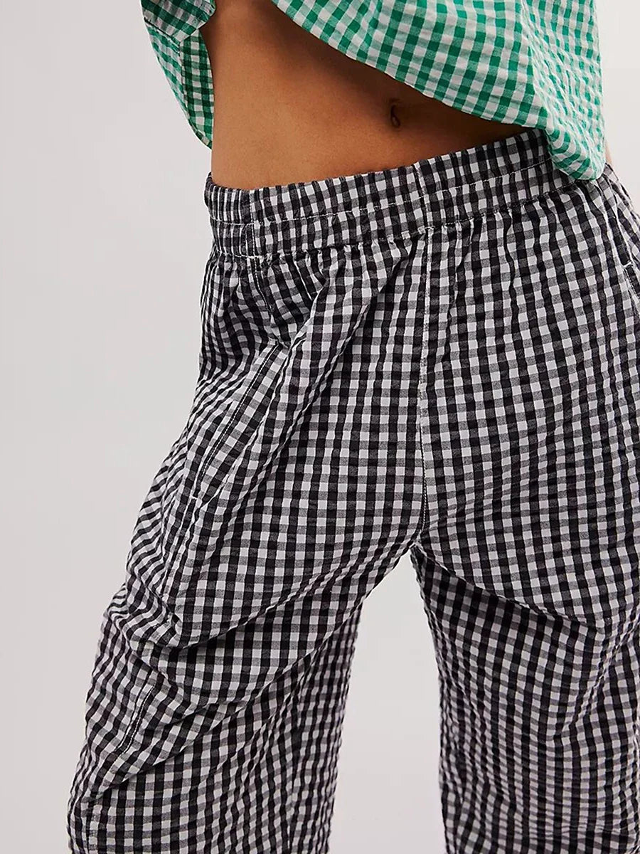Lavisa - Evangeline Checked Lounge Pants