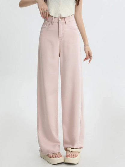 Lavisa - High Waisted Loose Fit Denim Jeans