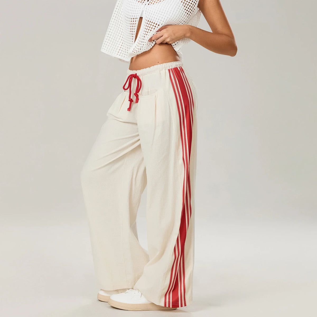 Lavisa - Side Striped High Waisted Active Joggers