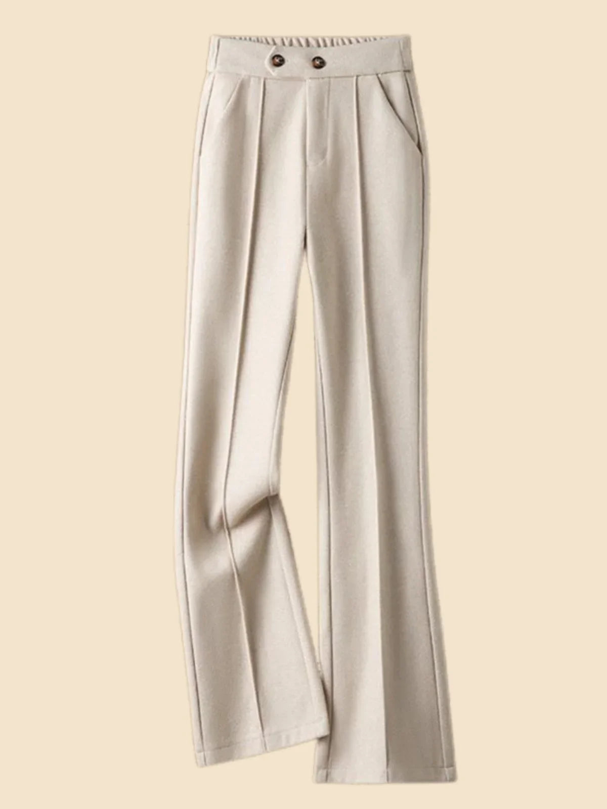 Lavisa - Arden Wool Blend Flare Trousers