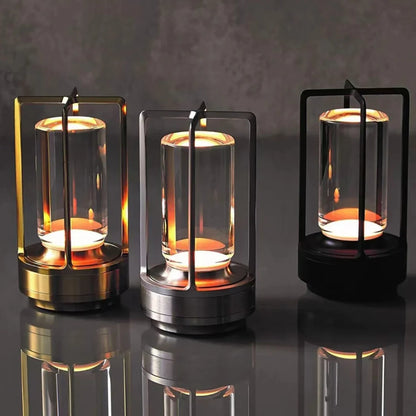 Lavisa LED Nordic Cordless Table Lamp with modern aluminum design
