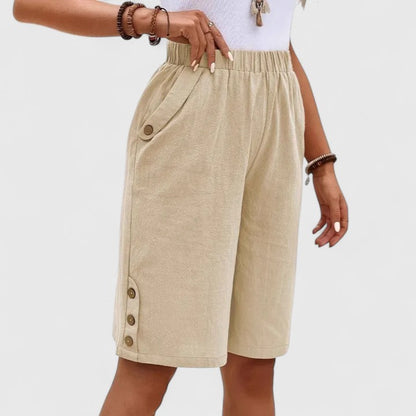Lavisa - Comfortable High-Rise Relaxed Fit Shorts for Women