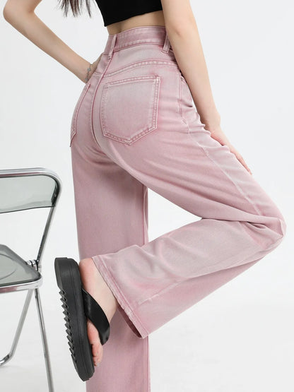 Lavisa - High Waisted Loose Fit Denim Jeans