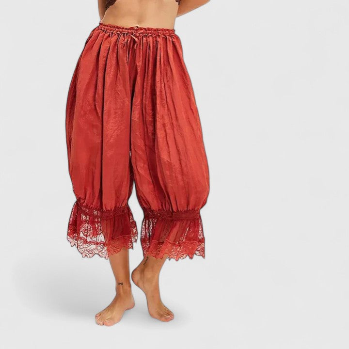 Lavisa - Comfortable Patchwork Wide Leg Trousers for Women