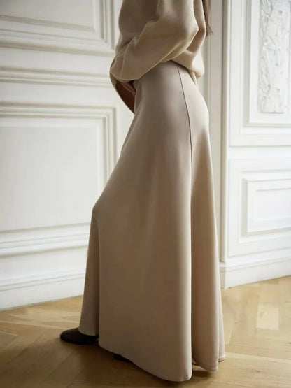 Lavisa - Satin Fishtail Maxi Skirt