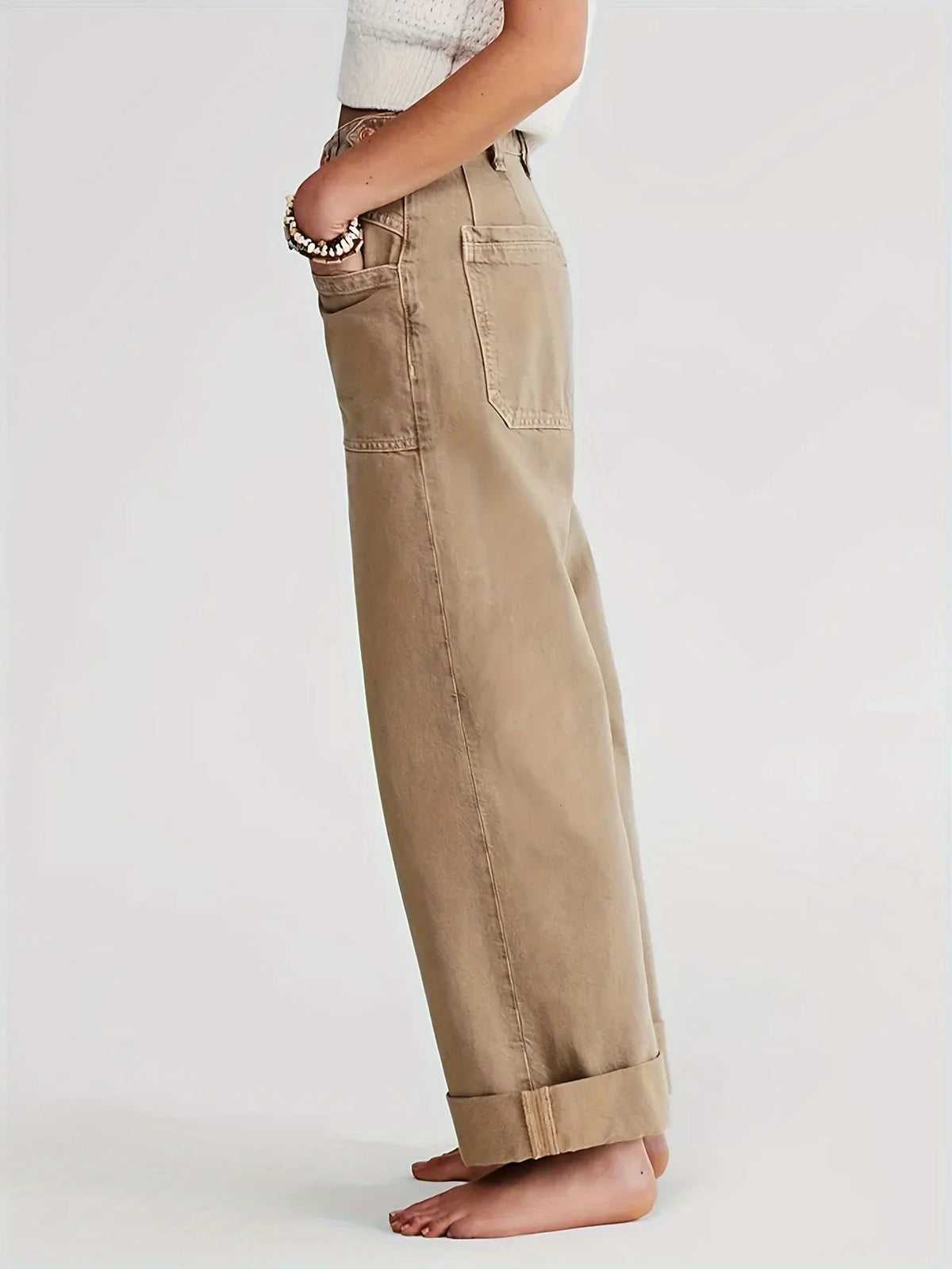 Lavisa - Candace High Waist Wide Leg Jeans