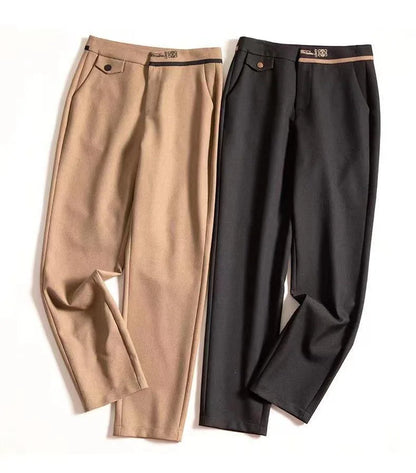 Lavisa - Verona Straight Leg Cropped Trousers
