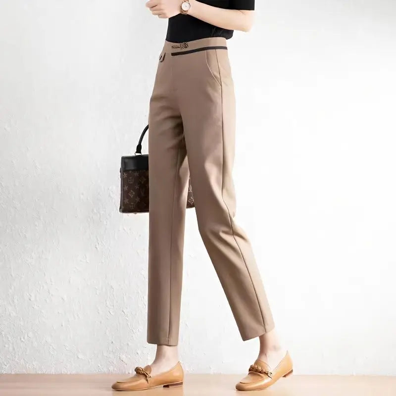 Lavisa - Verona Straight Leg Cropped Trousers
