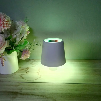 Lavisa rechargeable cordless LED bottle lamp mounted on a wine bottle (View 7)