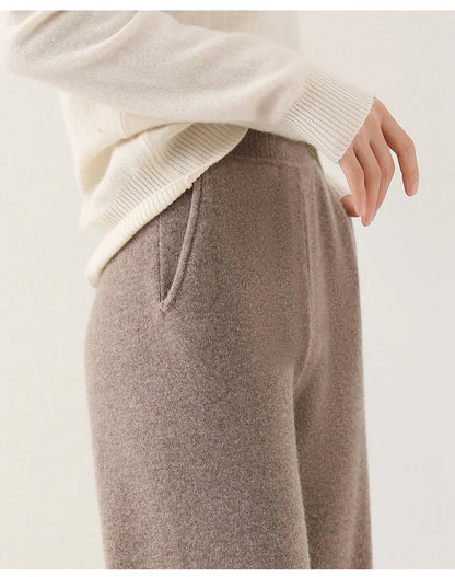 Lavisa - High Waisted Merino Knit Lounge Pants