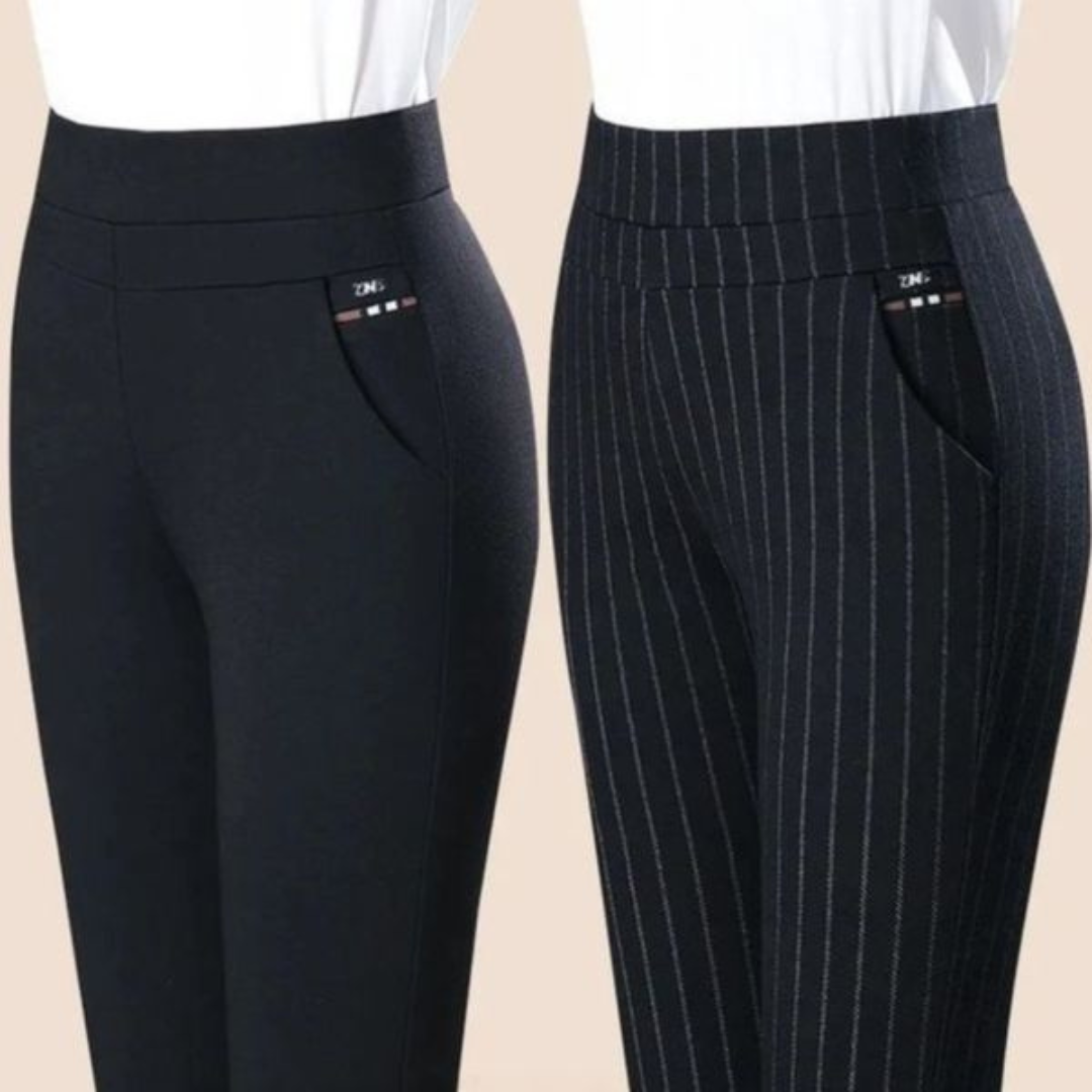 Lavisa - Women's Stretch Slim Fit Pants - Tailored Day-to-Evening Trousers