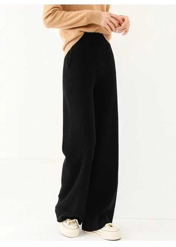 Lavisa - High Waisted Merino Knit Lounge Pants