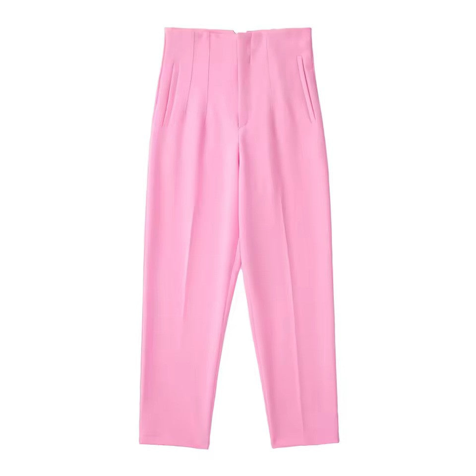 Lavisa - Women's Wrinkle Resistant Straight Leg Dress Trousers