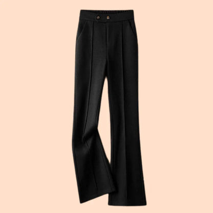 Lavisa - Arden Wool Blend Flare Trousers