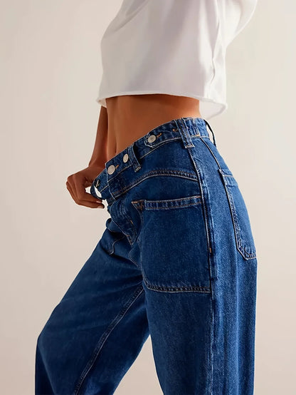 Lavisa - Candace High Waist Wide Leg Jeans