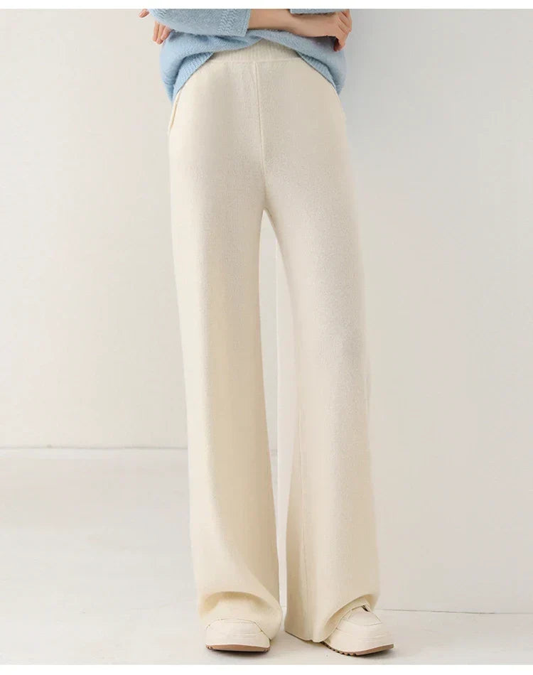 Lavisa - High Waisted Merino Knit Lounge Pants