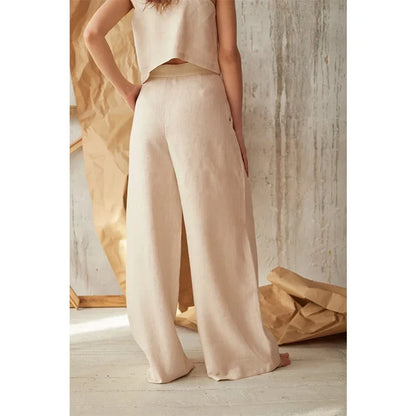 Lavisa - Everyday Cotton Wide-Leg Pants