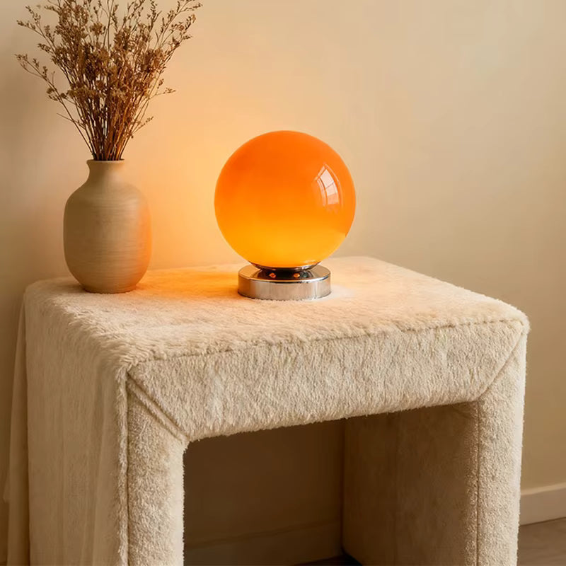 Lavisa - Dimmable Amber Glass Globe Lamp