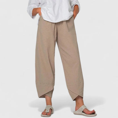 Lavisa - Elegant Vintage Inspired Wide Leg Pants for Women