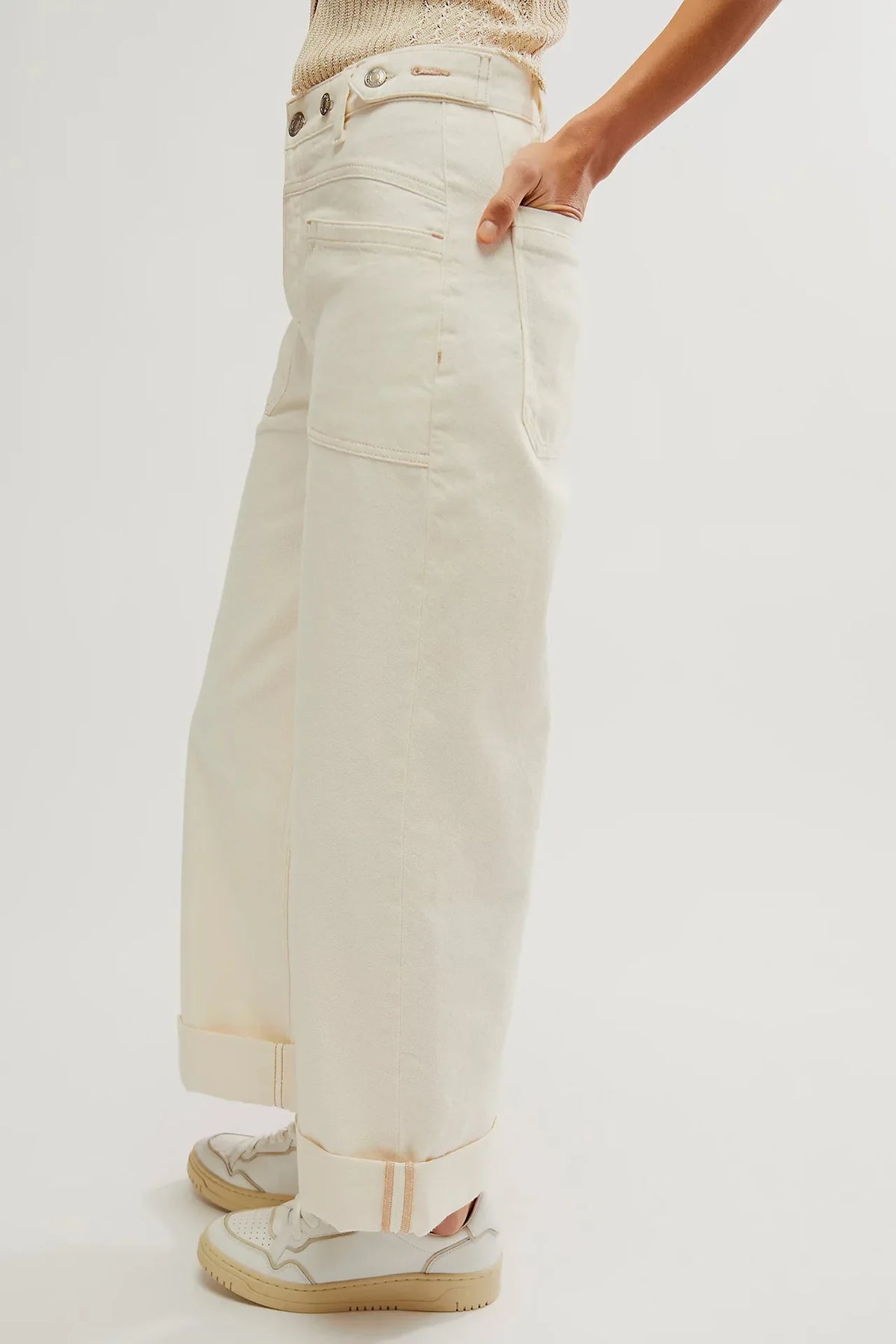 Lavisa - Candace High Waist Wide Leg Jeans