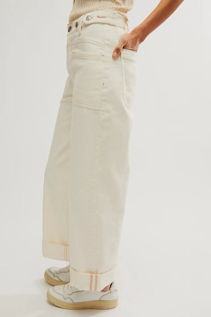 Lavisa - Candace High Waist Wide Leg Jeans