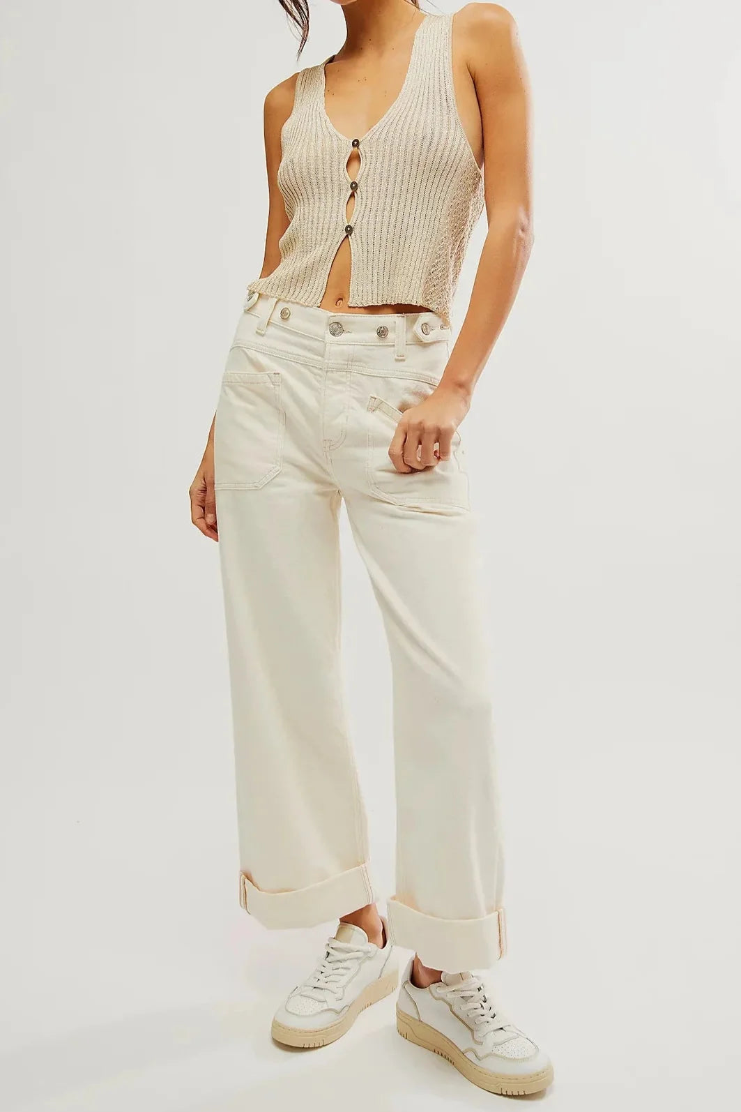 Lavisa - Candace High Waist Wide Leg Jeans