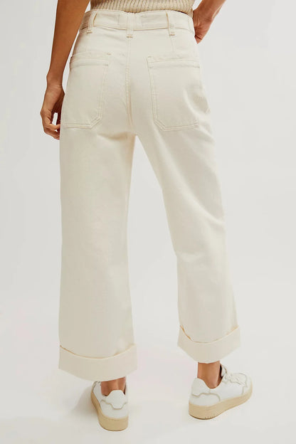 Lavisa - Candace High Waist Wide Leg Jeans