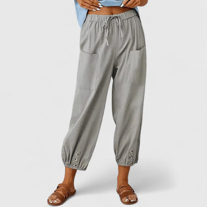 Lavisa - High-Waisted Wide-Leg Pants