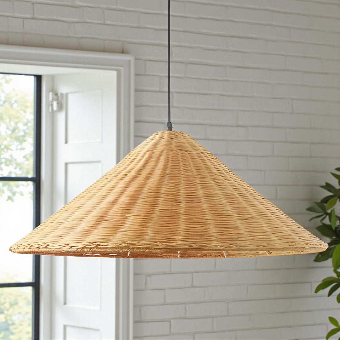 Lavisa - Woven Cone Retro Pendant Light