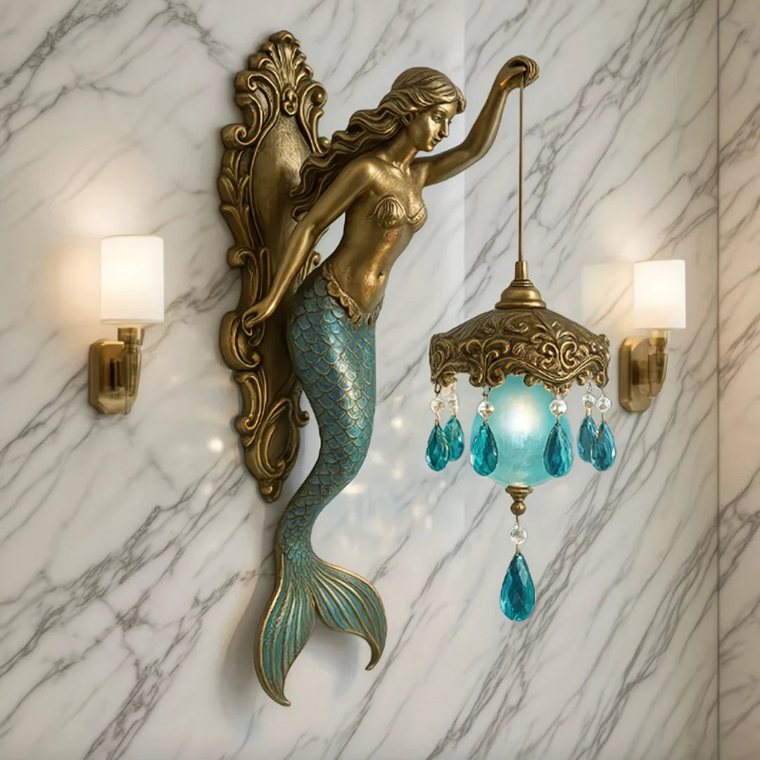 Lavisa - Vintage Mermaid Glow Wall Lamp
