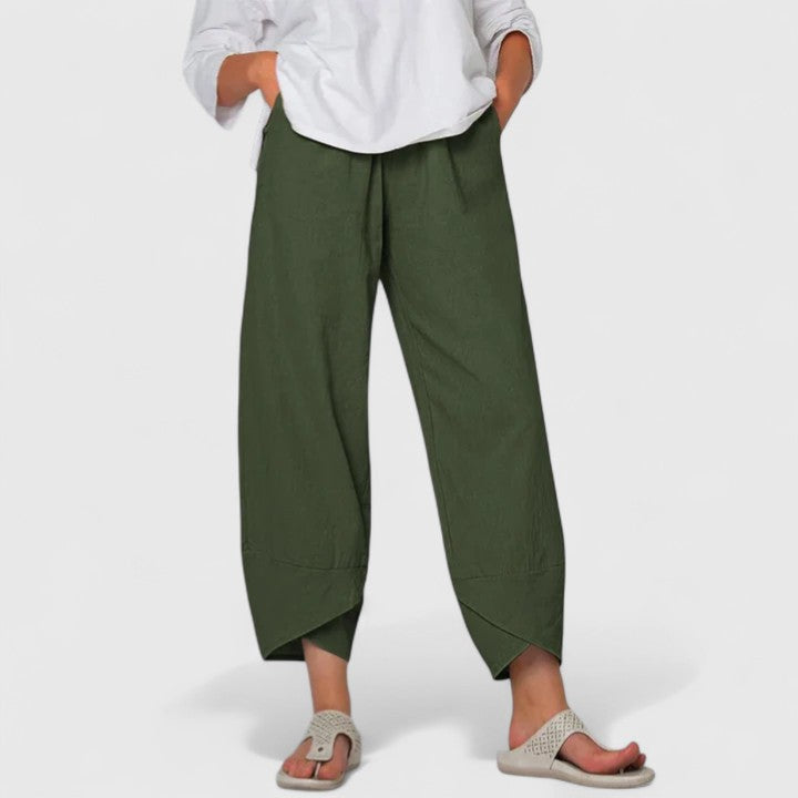 Lavisa - Elegant Vintage Inspired Wide Leg Pants for Women