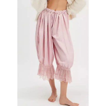 Lavisa - Vintage Lace Cuff Lantern Pants