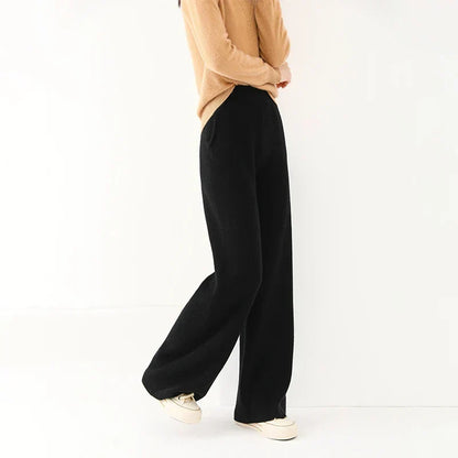 Lavisa - High Waisted Merino Knit Lounge Pants