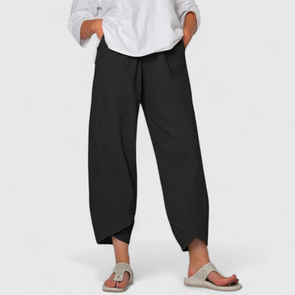 Lavisa - Elegant Vintage Inspired Wide Leg Pants for Women