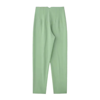 Lavisa - Women's Wrinkle Resistant Straight Leg Dress Trousers