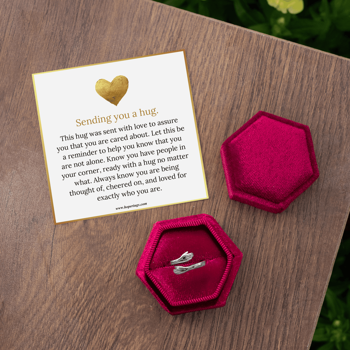 Lavisa - Sending You A Hug Adjustable Ring