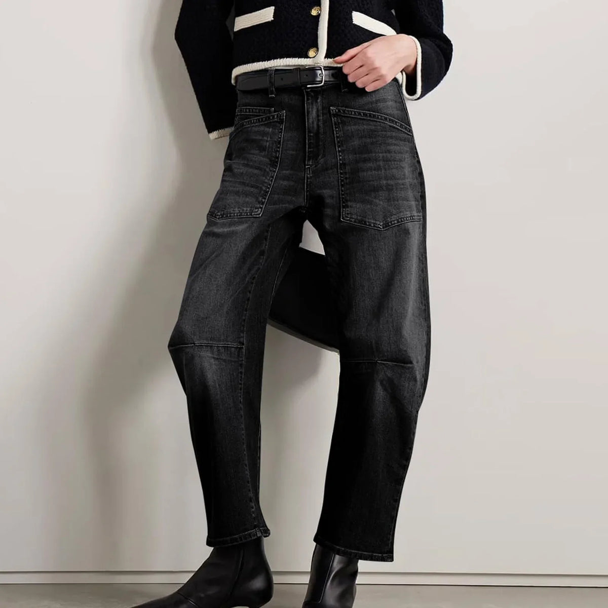 Lavisa - Camden Structured Barrel Leg Jeans