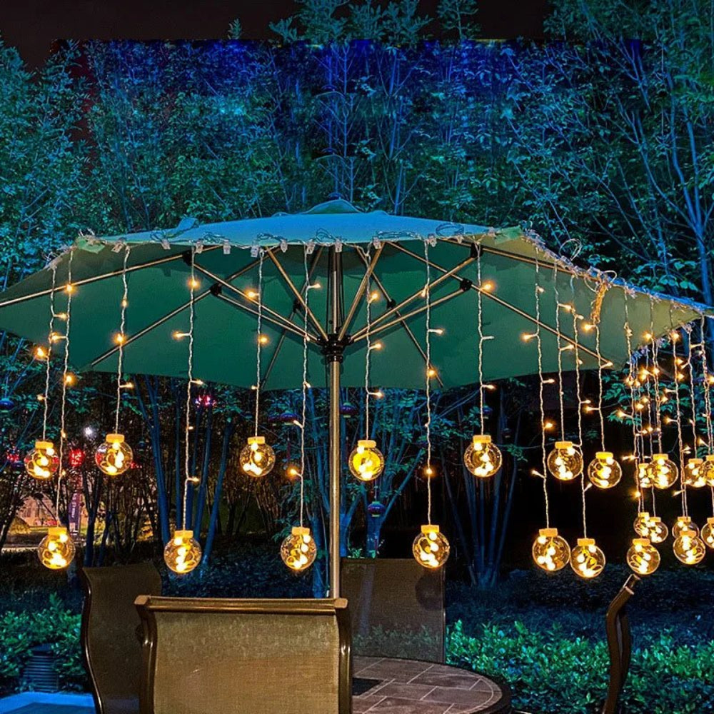 Lavisa Solar Pendant String Lights for Garden and Patio Decor (View 2)