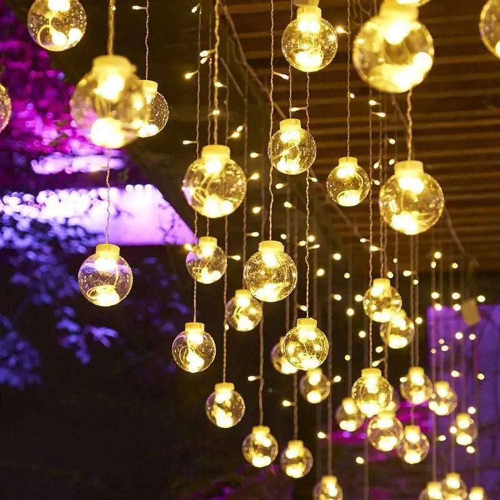 Lavisa Solar Pendant String Lights for Garden and Patio Decor (View 7)