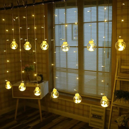 Lavisa Solar Pendant String Lights for Garden and Patio Decor (View 8)