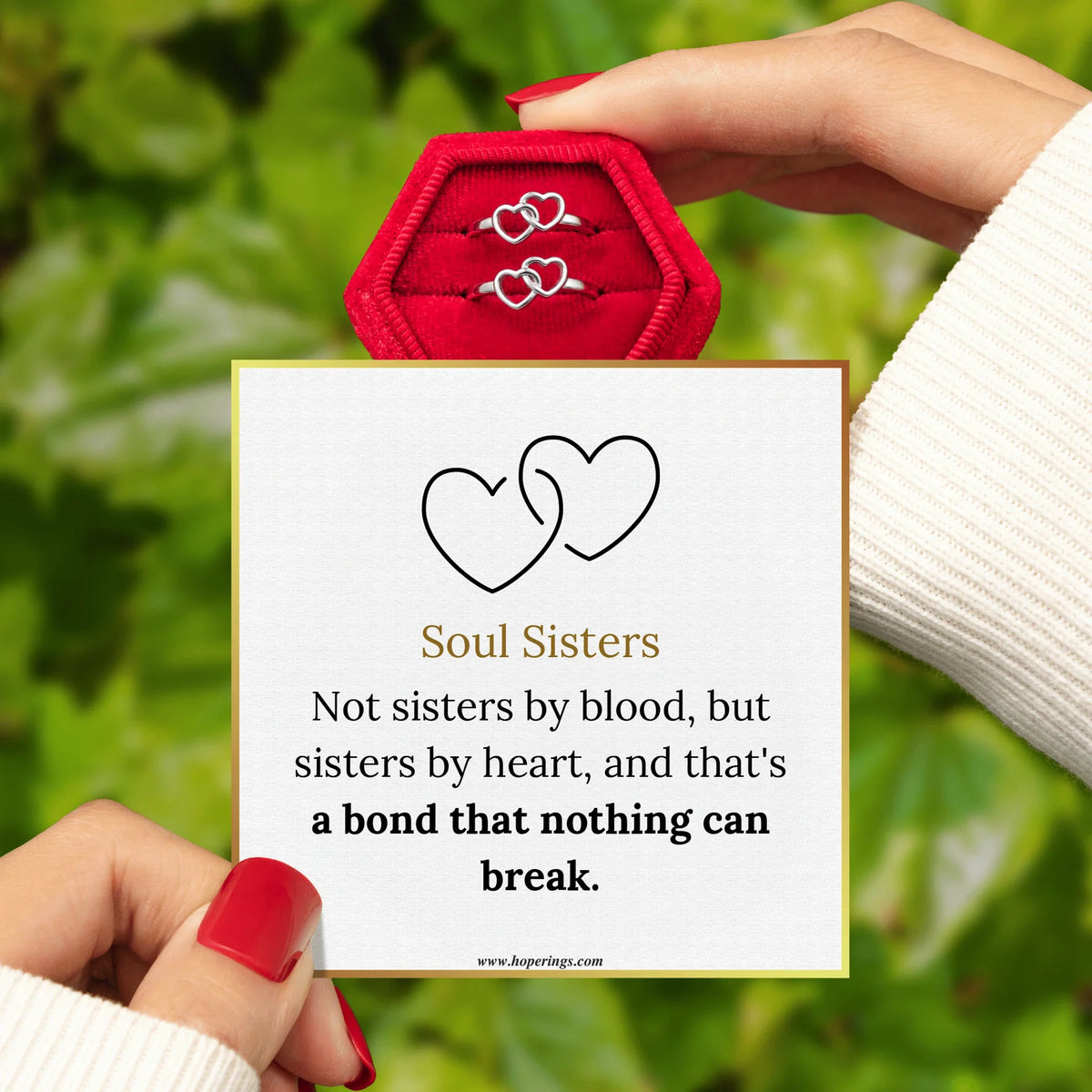 Lavisa - Sister Friendship Ring