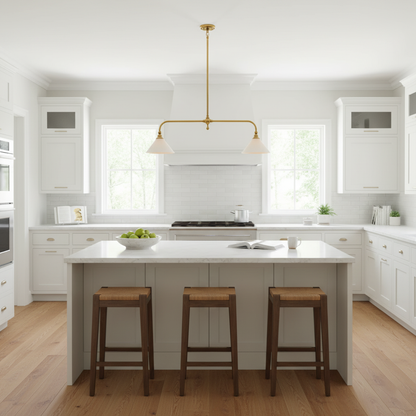 Lavisa - Vintage Double-Shade Linear Pendant Light