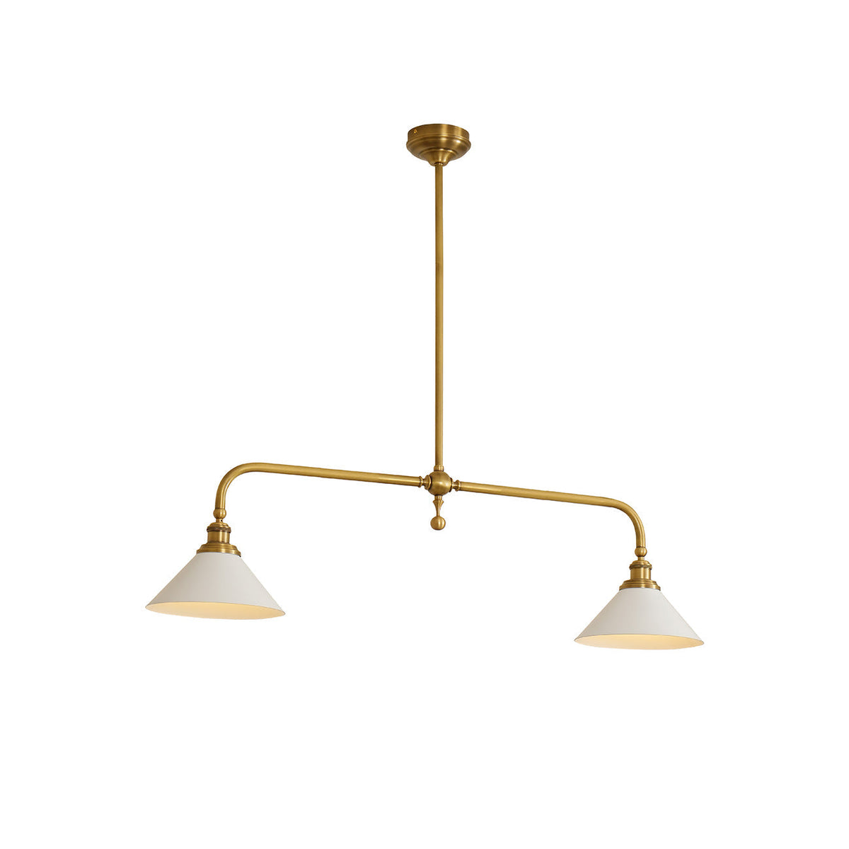 Lavisa - Vintage Double-Shade Linear Pendant Light