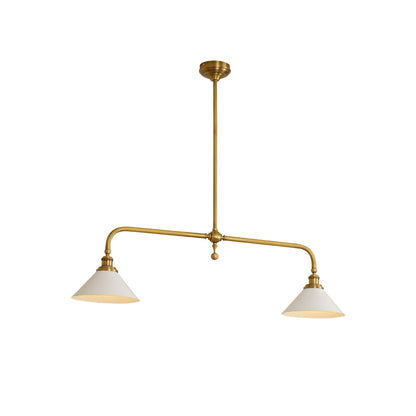 Lavisa - Vintage Double-Shade Linear Pendant Light